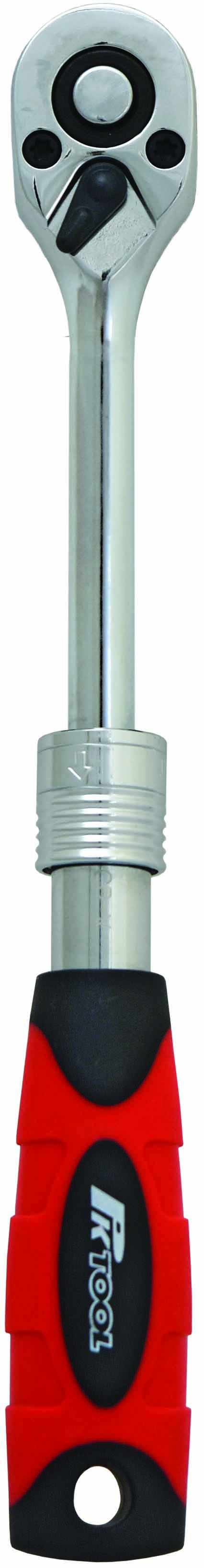 1/4″ DR 150mm EXTENDABLE HANDLE Cr-V RATCHET with 72 TEETH RANGE