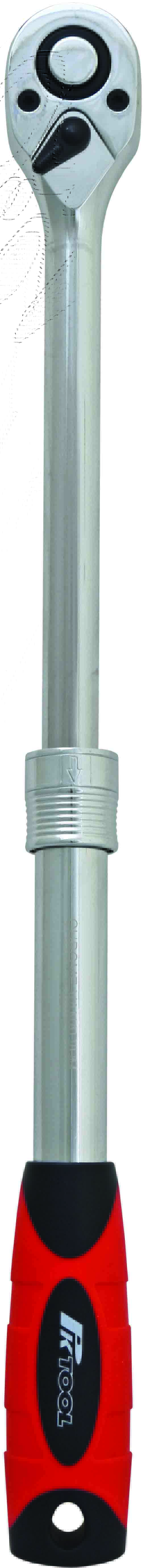 1/2″ DR 300mm EXTENDABLE HANDLE Cr-V RATCHET with 72 TEETH RANGE