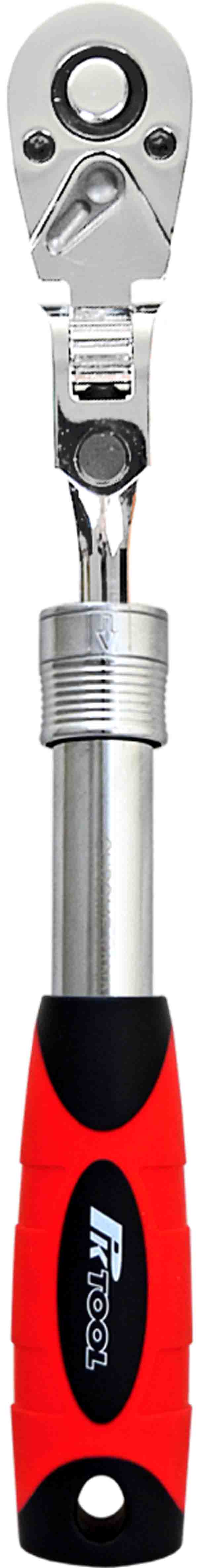 180mm 1/4” Dr Extendable Handle Flexible Head Ratchet