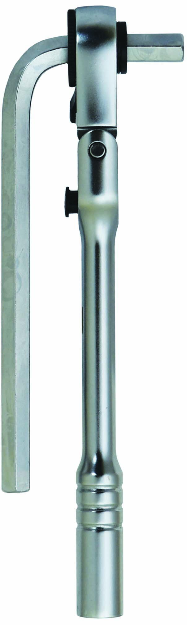 127mm 1/4″ Dr Mini Go-Through Bits Ratchet with Flexible Head
