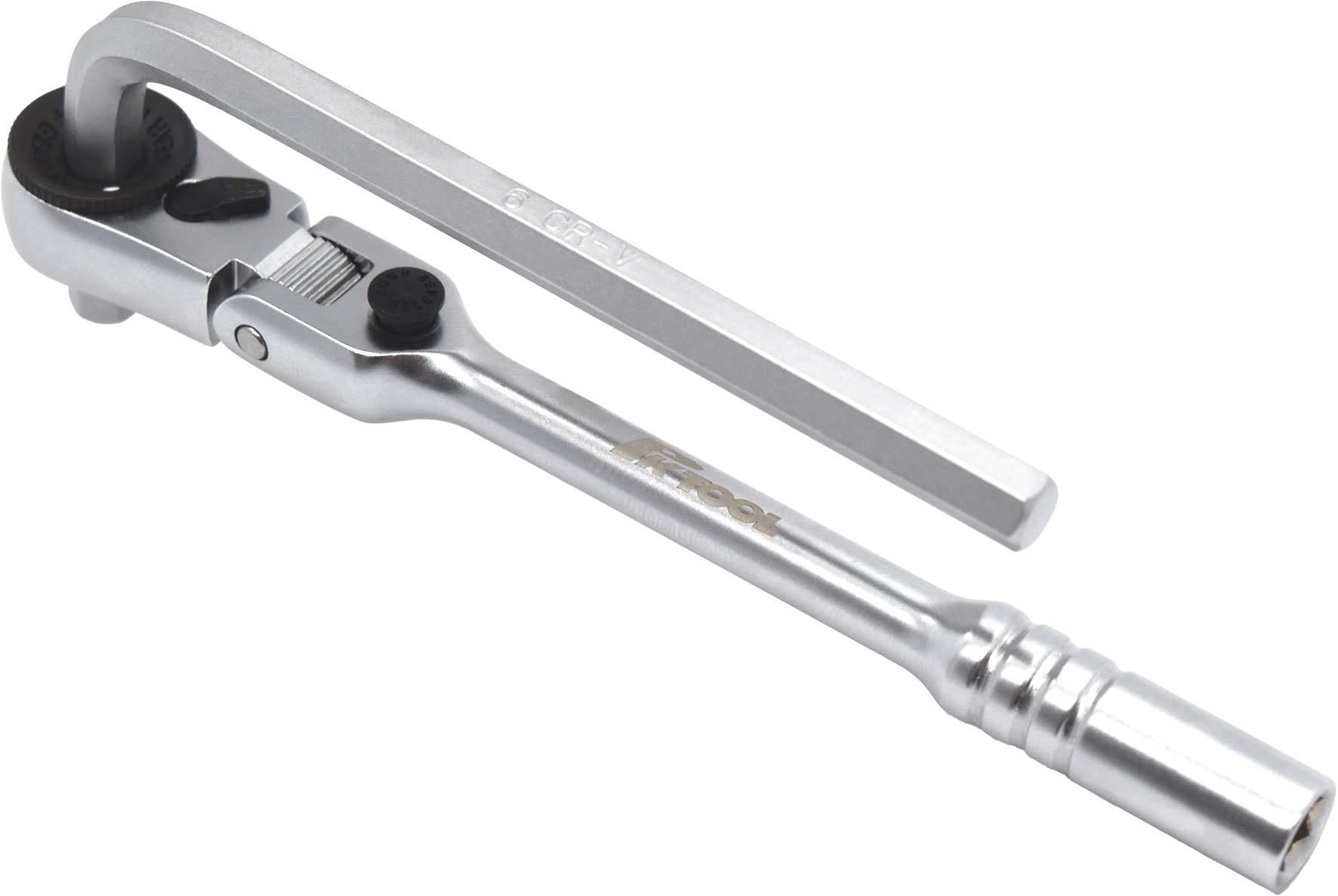 127mm 1/4″ Dr Mini Go-Through Bits Ratchet with Flexible Head