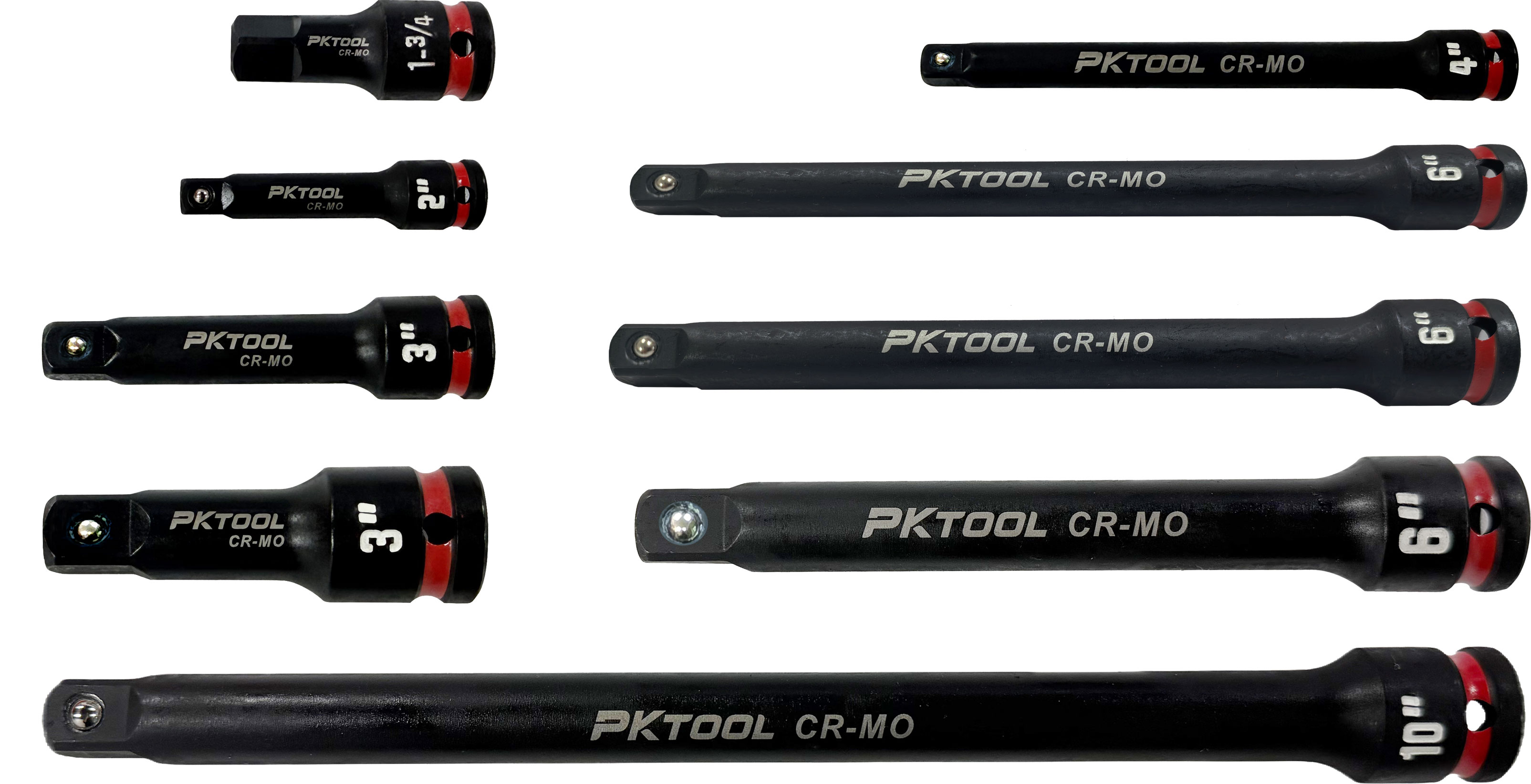 9pc 1/4″, 3/8″ & 1/2″ DrImpact Extension Bar Set
