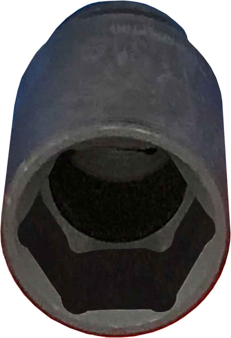 12mm 1/2” DRIVE 6PT METRIC Cr-V DEEP IMPACT SOCKET