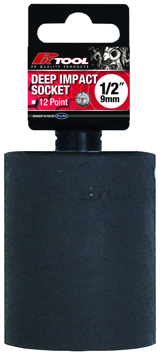 9mm 12PT METRIC 1/2” DR DEEP SOCKETS