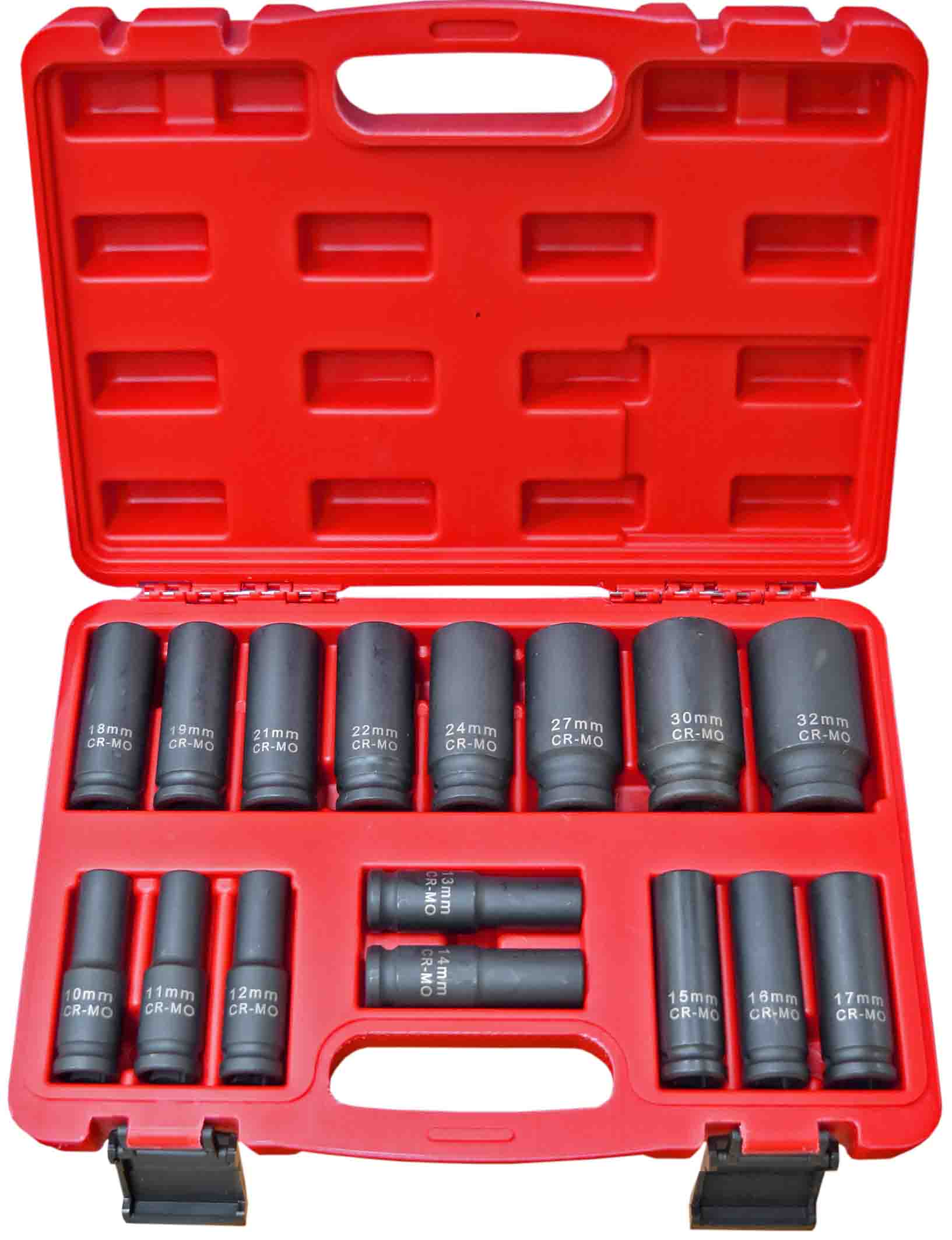 16pc DEEP IMPACT SOCKET SET