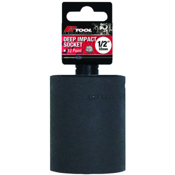 32mm 1/2” Dr Metric Deep Impact Socket 12pt