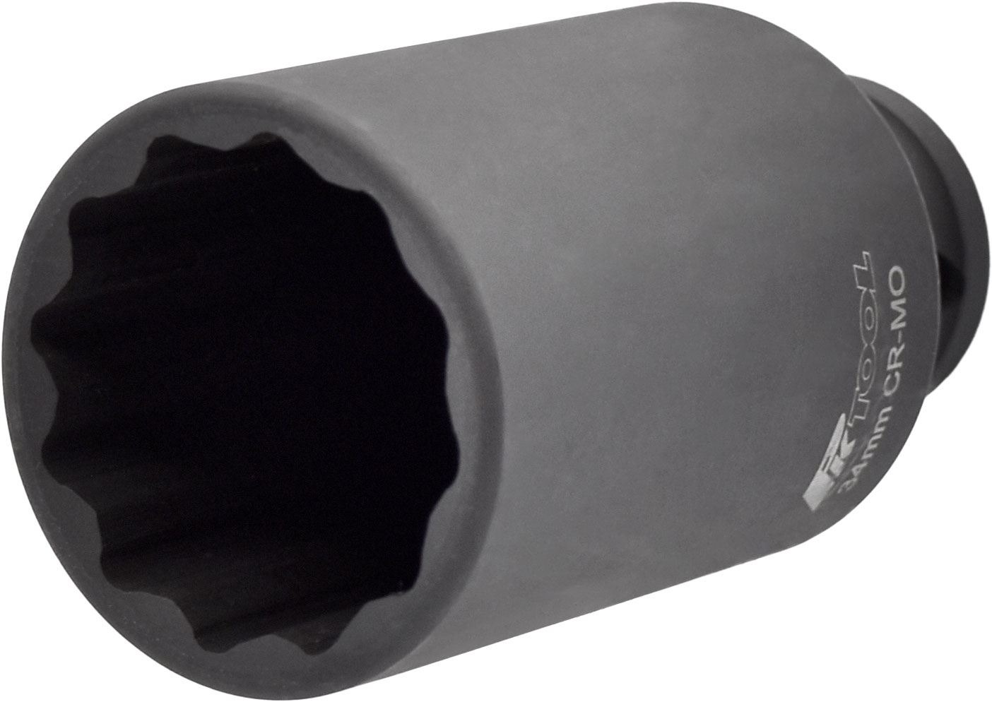 34mm 1/2” DRIVE 12PT METRIC Cr-Mo DEEP IMPACT SOCKET