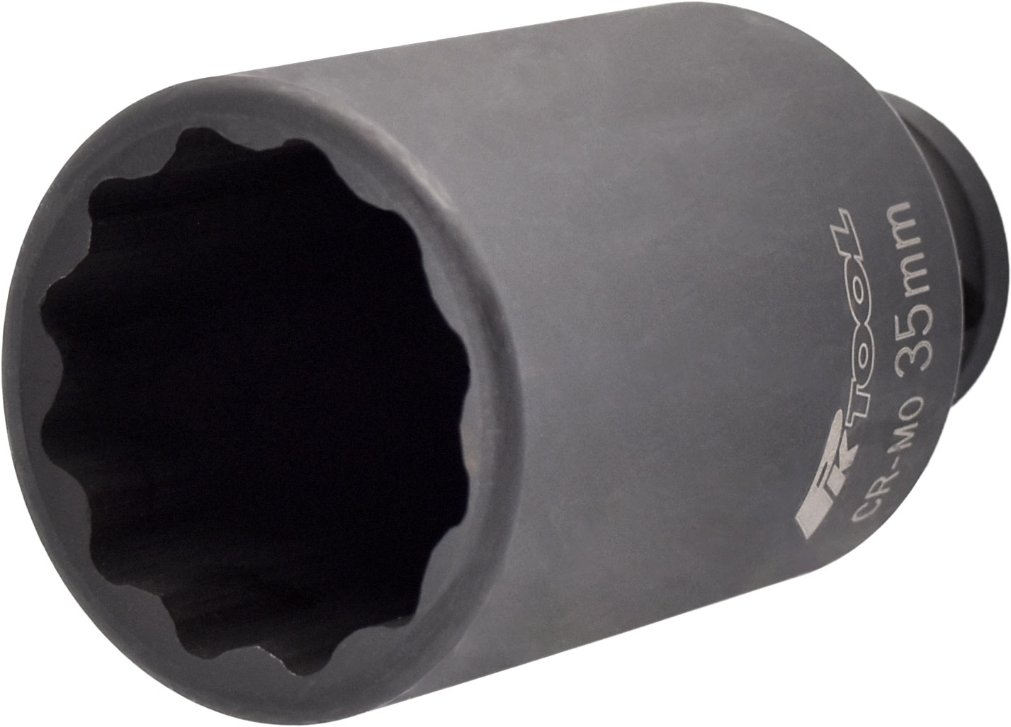 35mm 1/2” DRIVE 12PT METRIC Cr-Mo DEEP IMPACT SOCKET