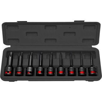 9pc 78mm 1/2” Dr Impact Star Bit Socket Set