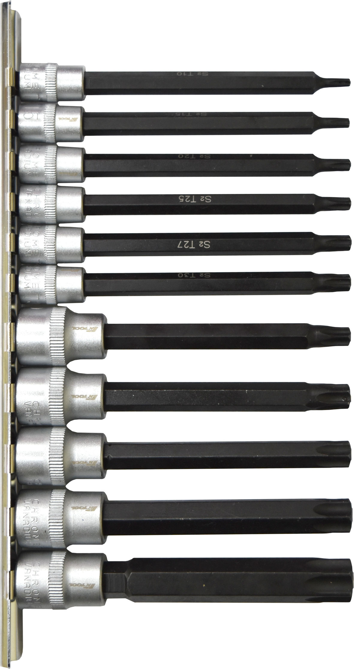 11pc 1/4” to 3/8” Dr Magnetic Star Bits Socket Set 6pt