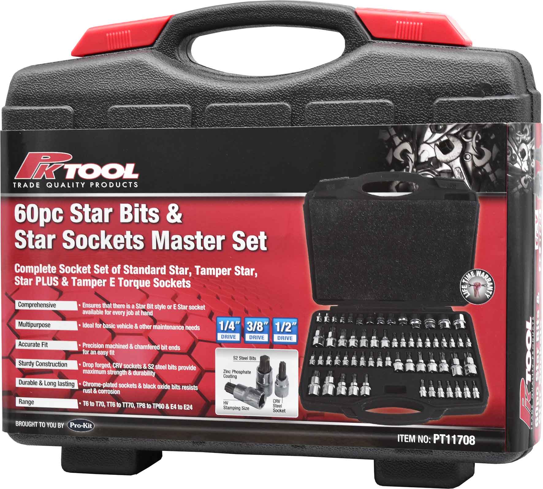 60pc Star Bits & Star Sockets Master Set
