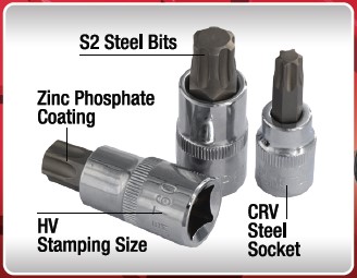 60pc Star Bits & Star Sockets Master Set