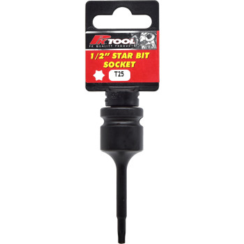 78mm 1/2” Dr Impact Star Bits Socket T25 6pt