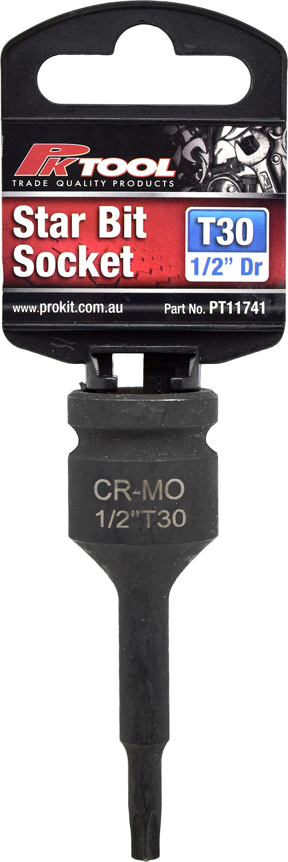 78mm 1/2” Dr Impact Star Bits Socket T30 6pt