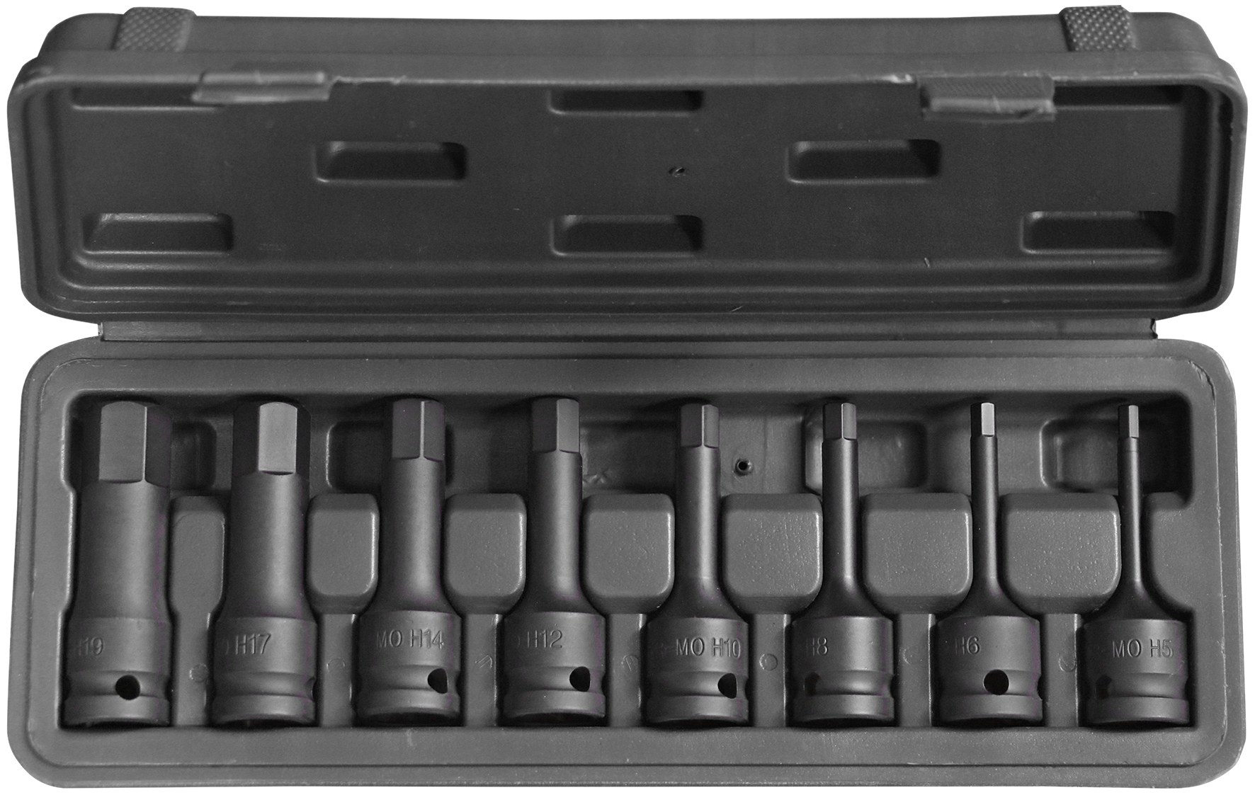 8pc 1/2” DR 78mm IMPACT HEX BITS SOCKET SET