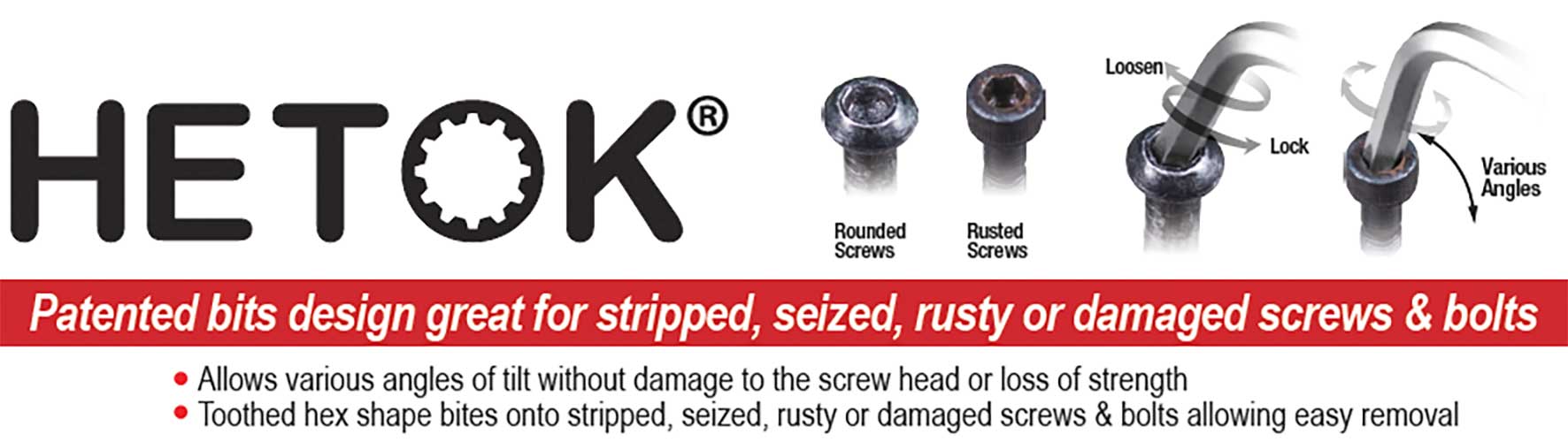 11pc HETOK HEX BITS SOCKET SET