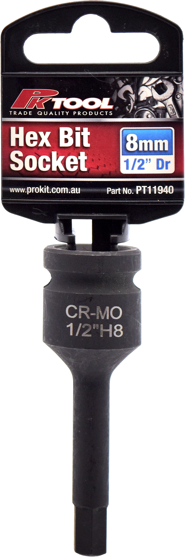 1/2” DR 8mm IMPACT HEX BITS SOCKET