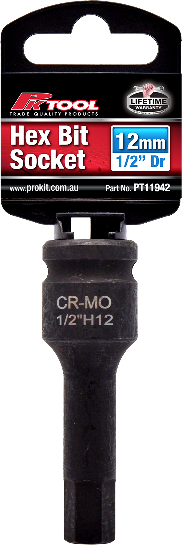 1/2” DR 12mm IMPACT HEX BITS SOCKET