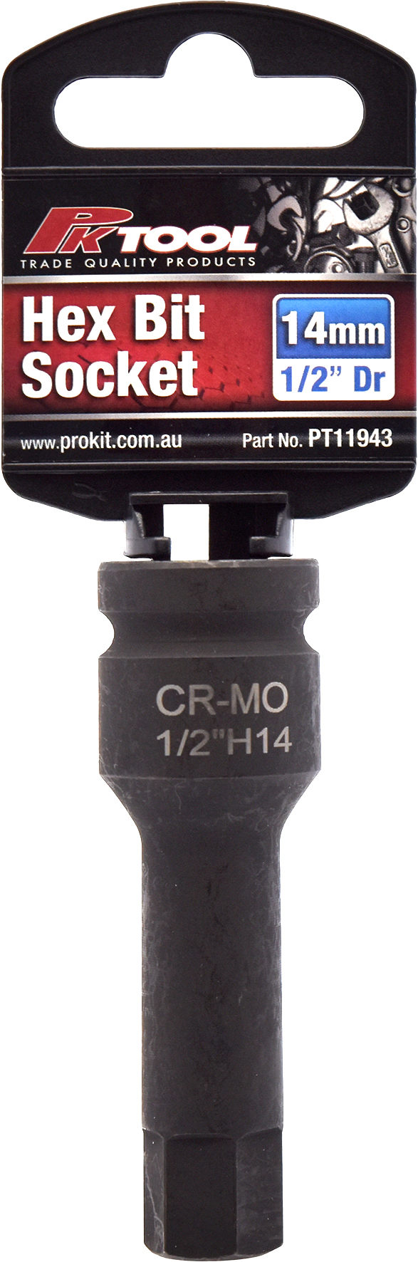 1/2” DR 14mm IMPACT HEX BITS SOCKET