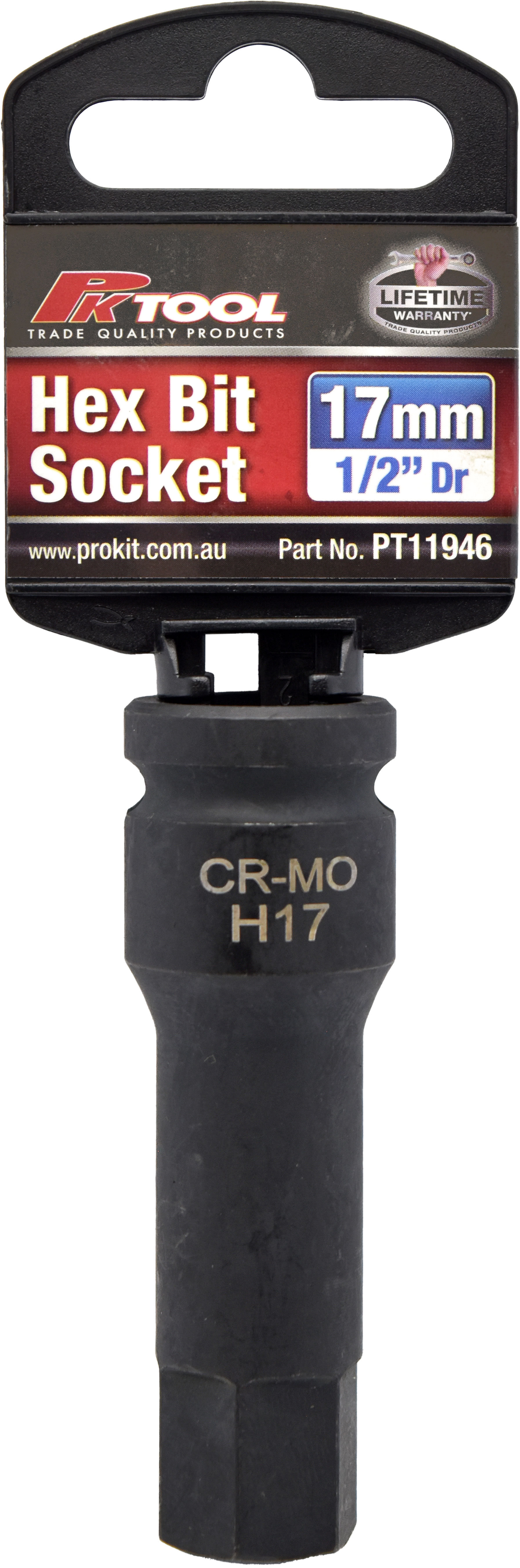 17mm 1/2″ Hex Bit Socket