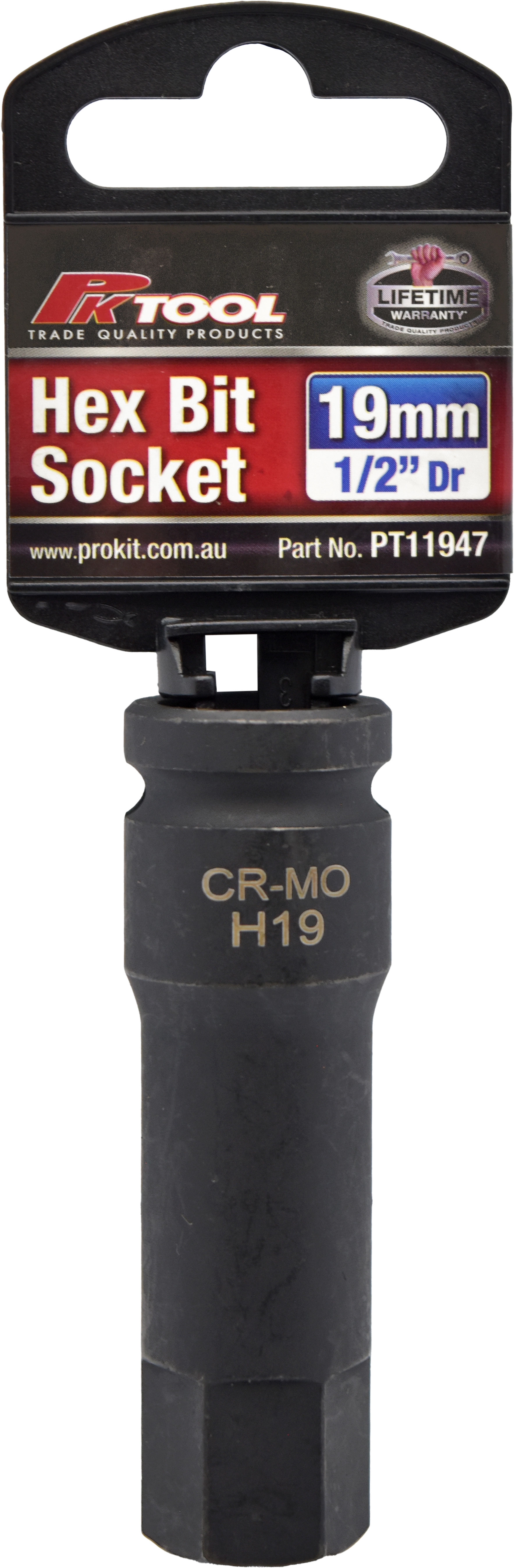 19mm 1/2″ Hex Bit Socket
