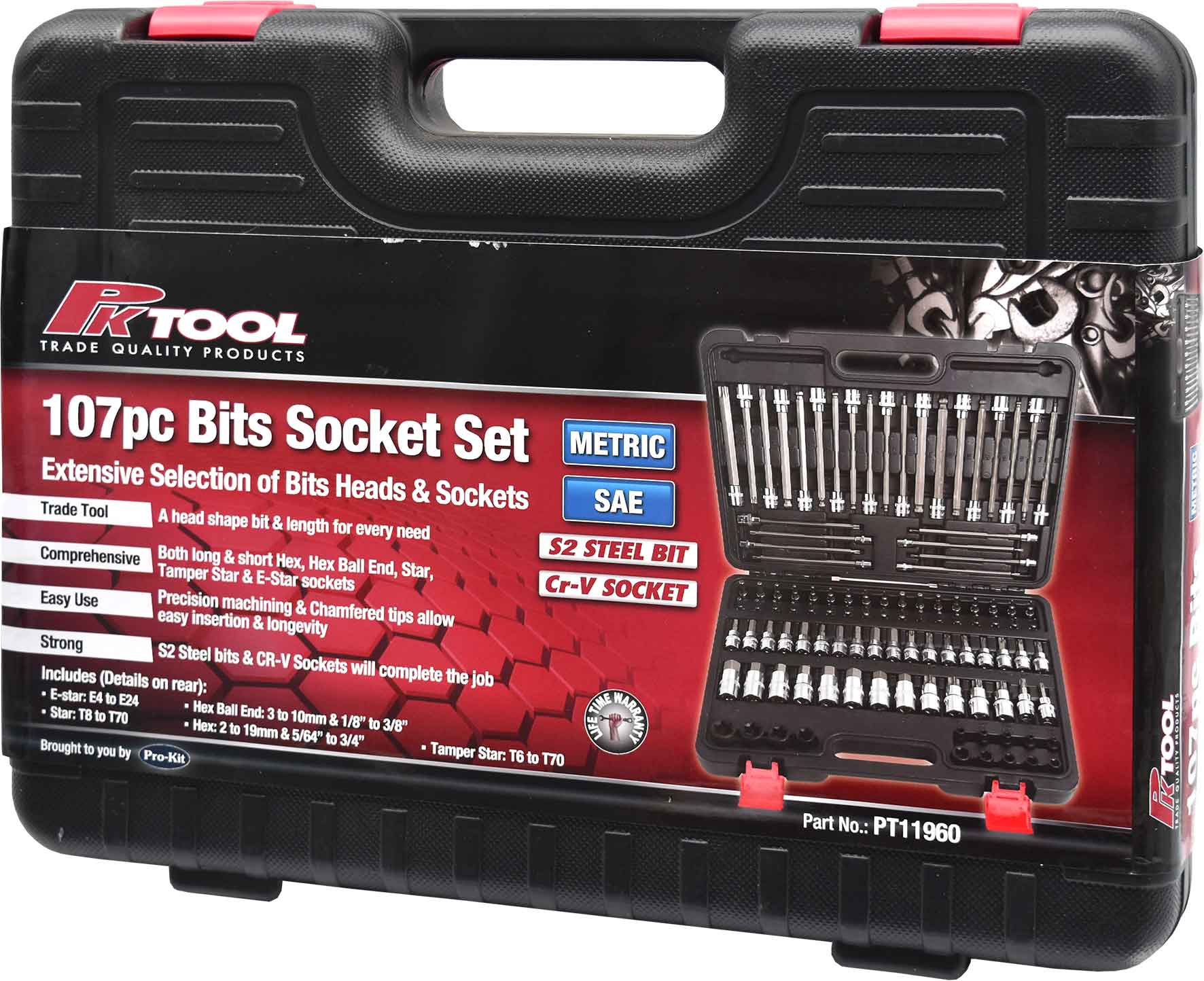 107pc Bits Socket Set