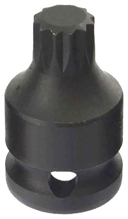 6pc 1/2” DR IMPACT SPLINE BITS SOCKET SET