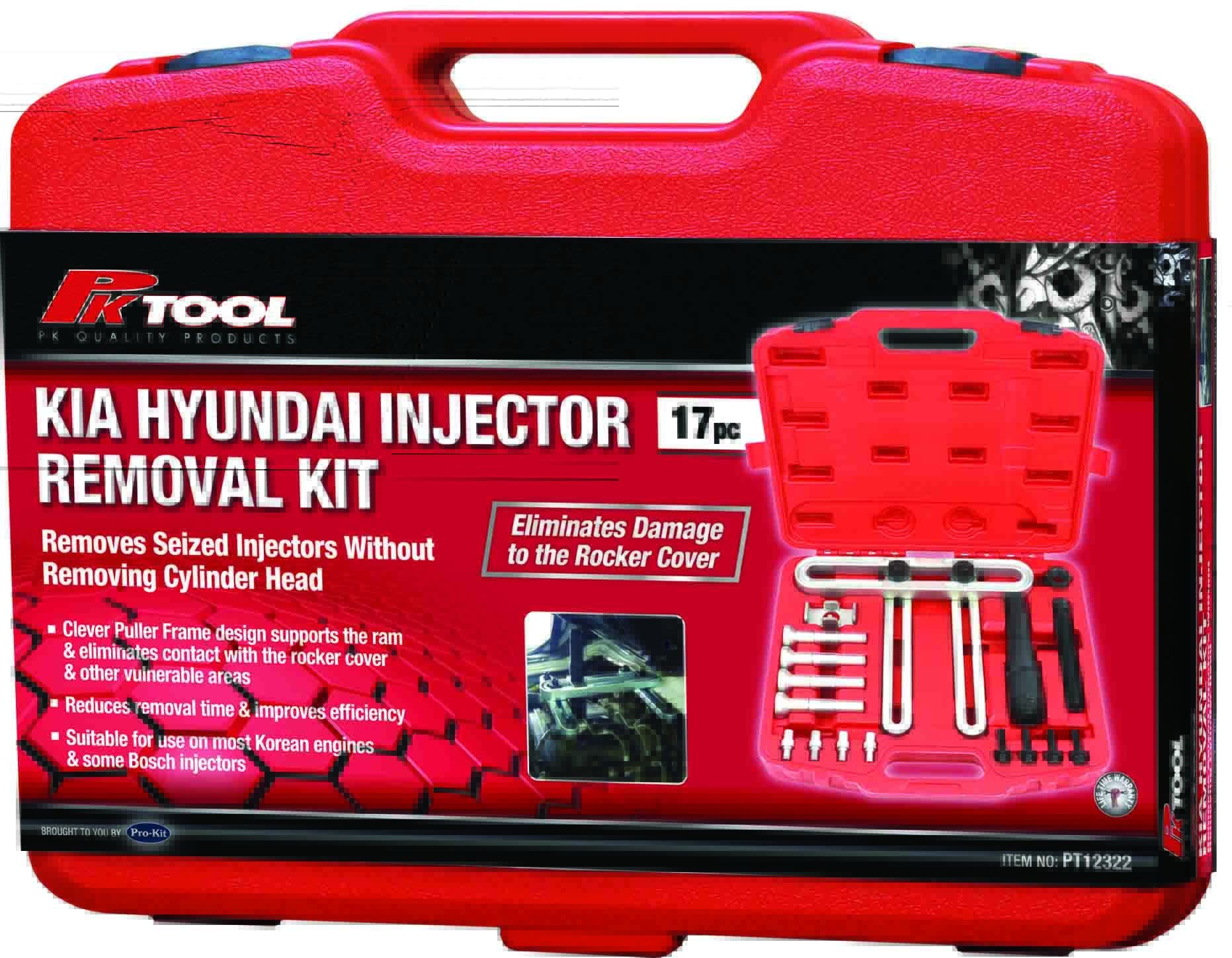 17pc Kia Hyundai Injector Removal Kit