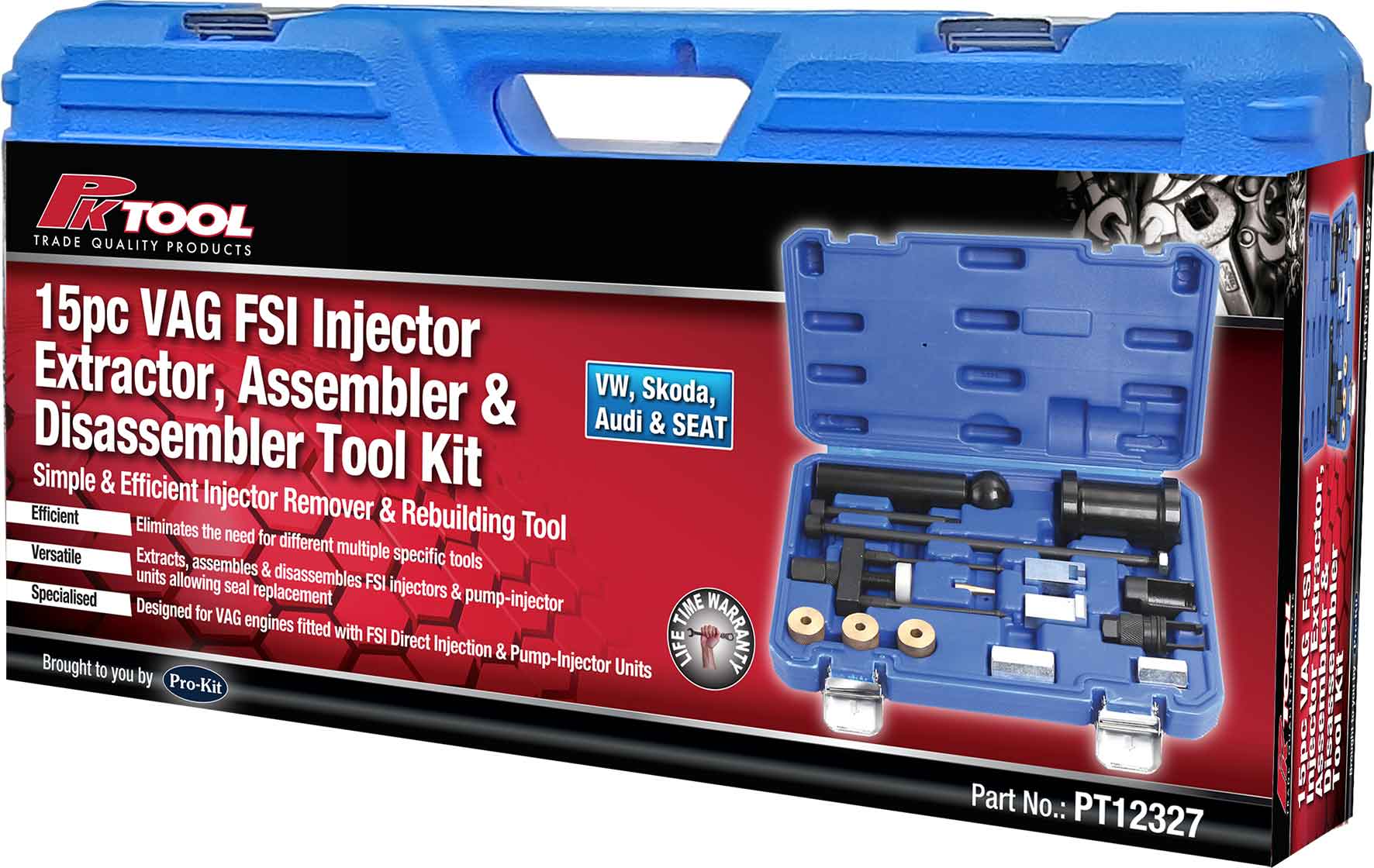 15pc VAG FSI Injector Extractor, Assembler & Disassembler Tool Kit