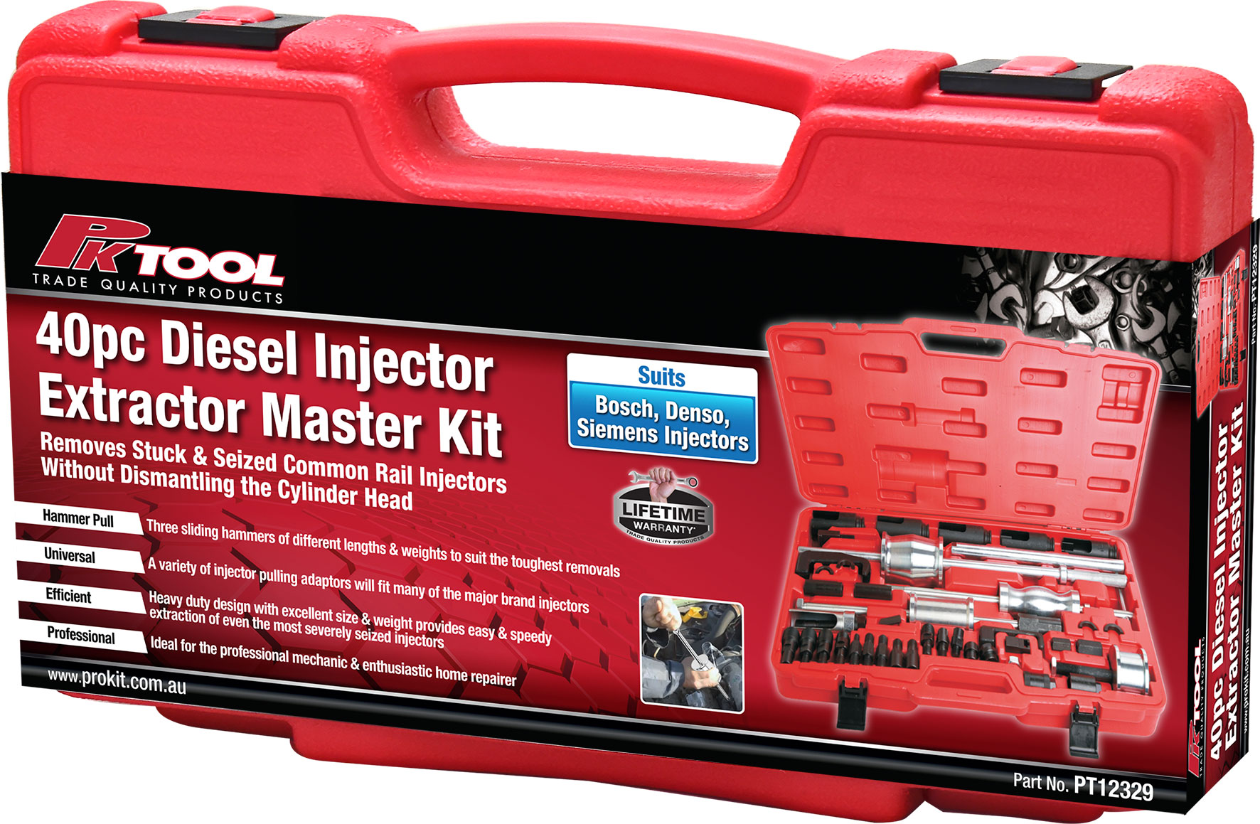 40pc Diesel Injector Extractor Master Kit