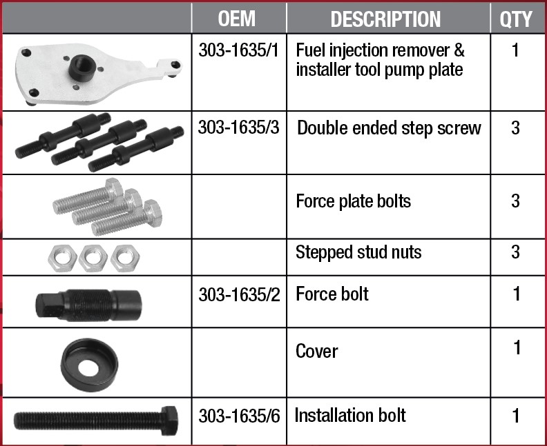 Fuel Injection Pump Remover & Installer