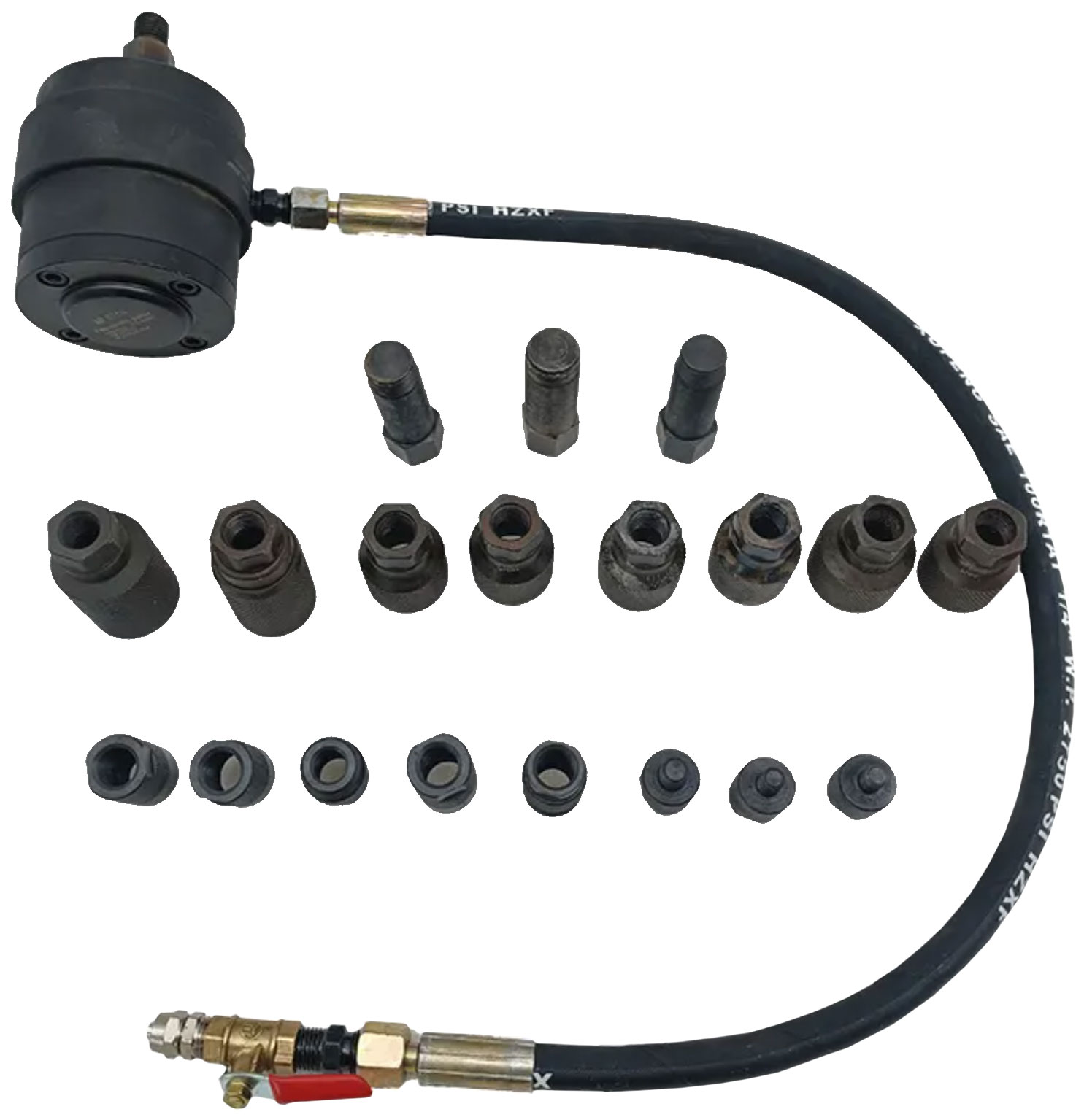 21pc Pneumatic Impact Diesel Injector Puller & Removal Kit