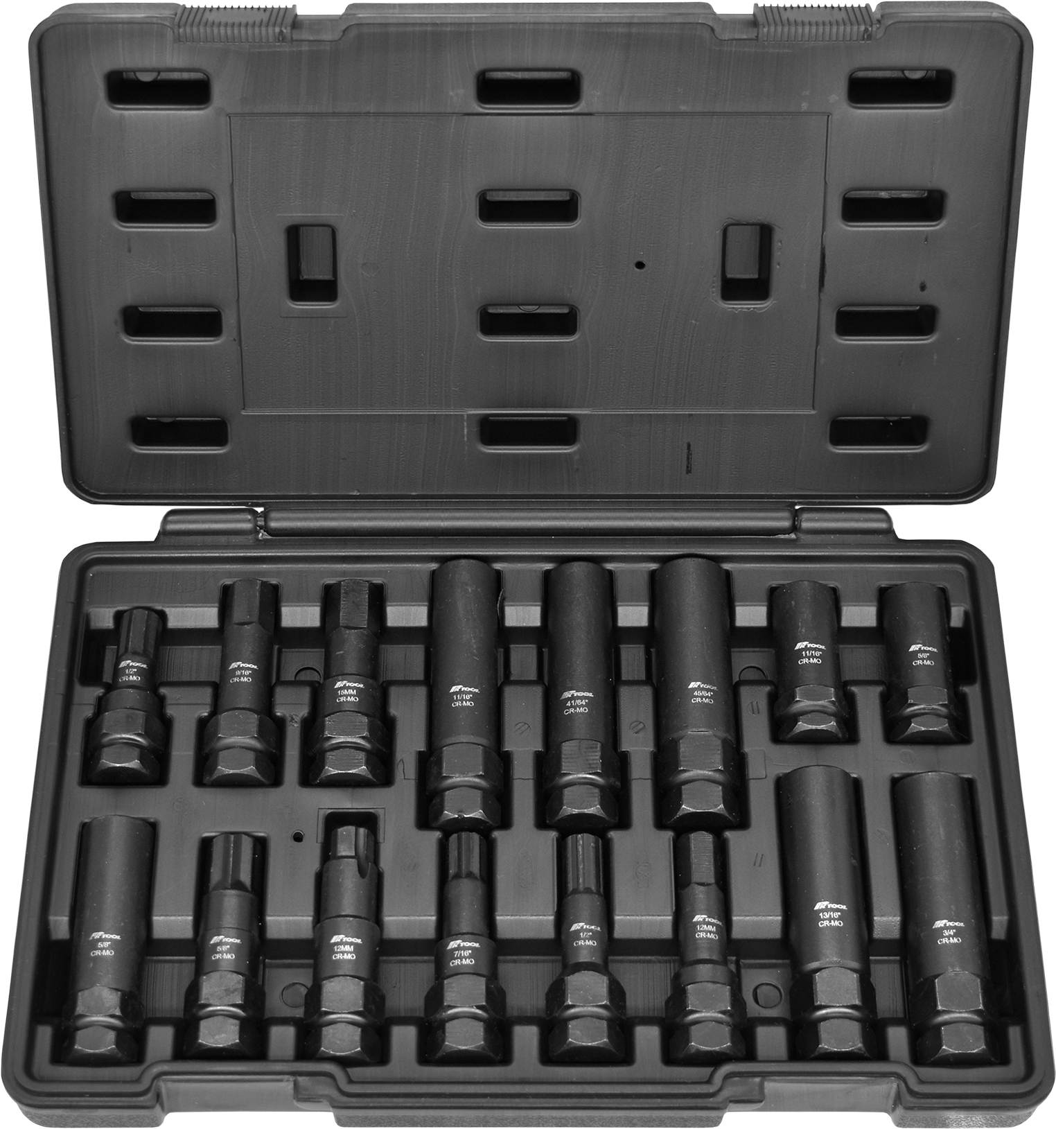 16pc Universal Locking Wheel Nut Socket Key Set