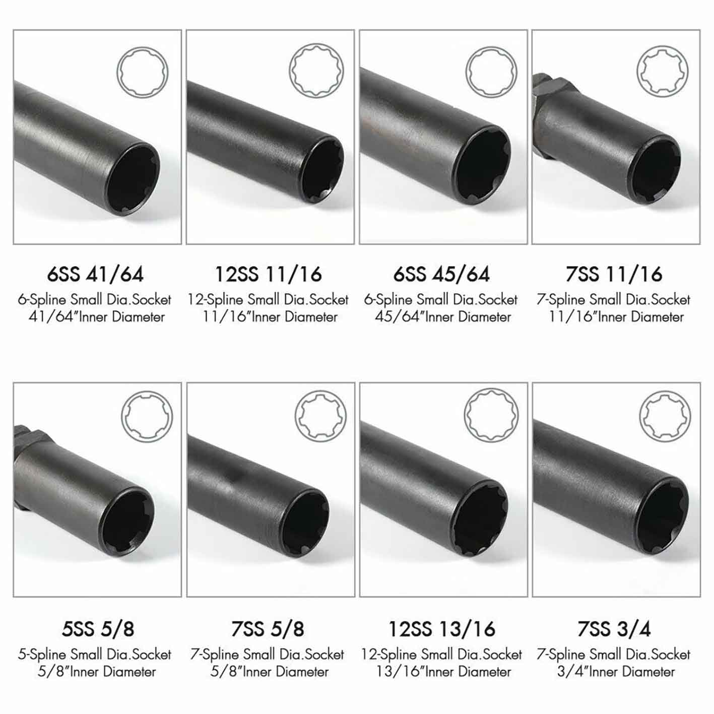 16pc Universal Locking Wheel Nut Socket Key Set