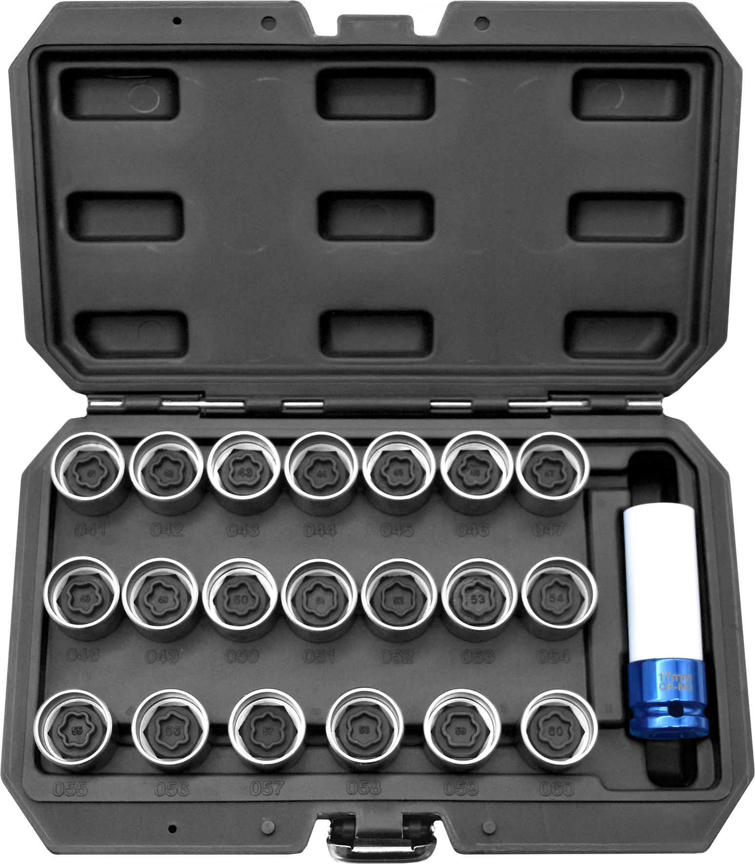 21pc BMW Locking Wheel Nut Socket Set