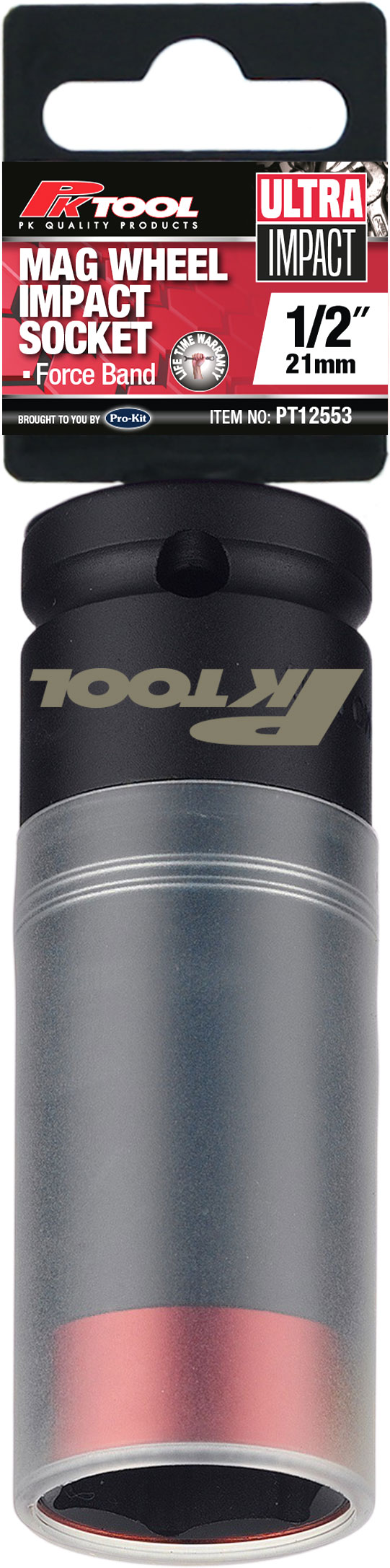 21mm 1/2” Dr Thin Wall Deep Impact 85mm Mag Wheel Socket