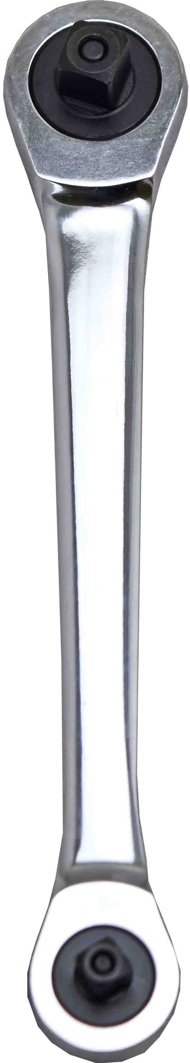 176mm 1/4” & 3/8” Dr Dual Head Low Profile Ratchet