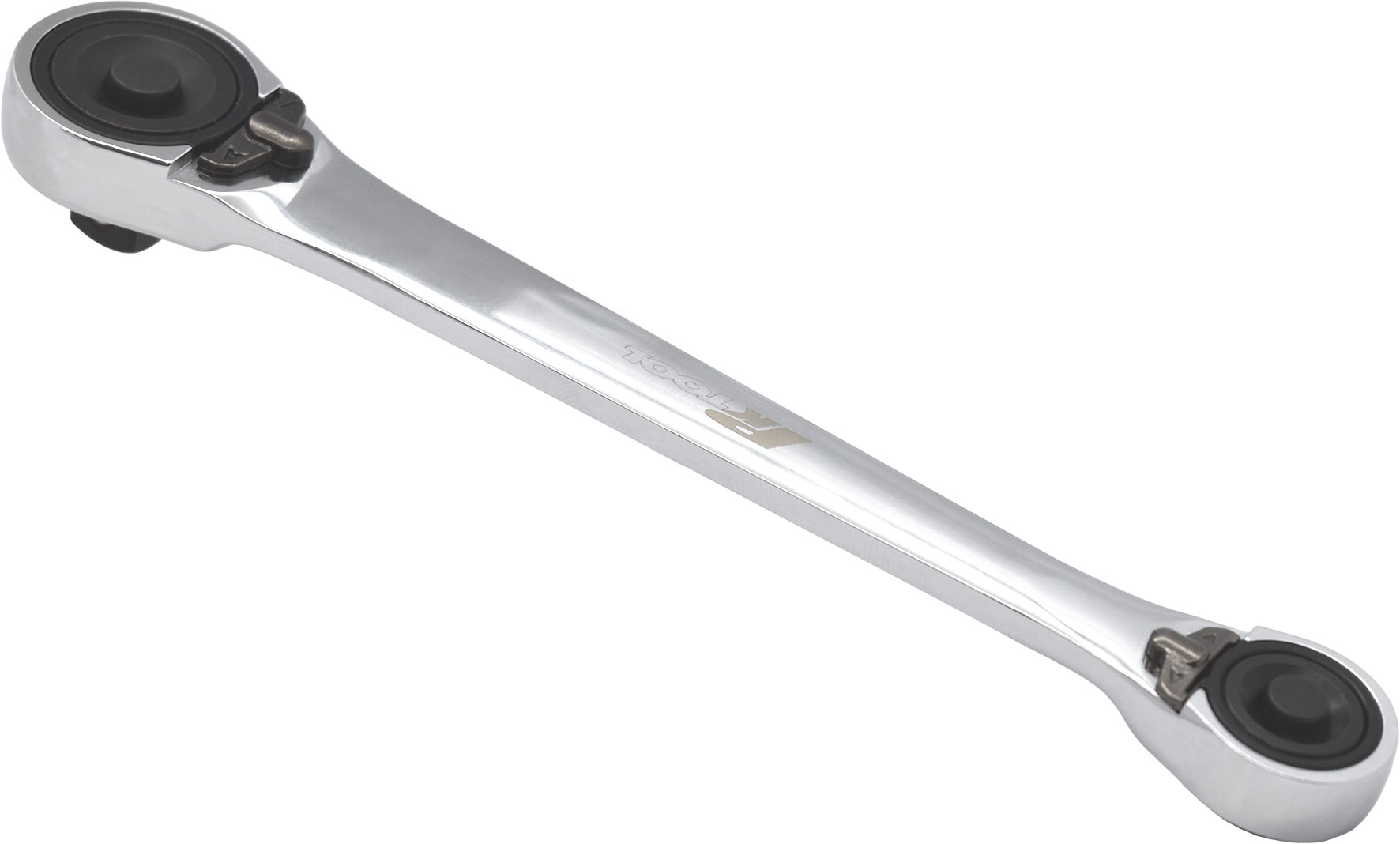 176mm 1/4” & 3/8” Dr Dual Head Low Profile Ratchet
