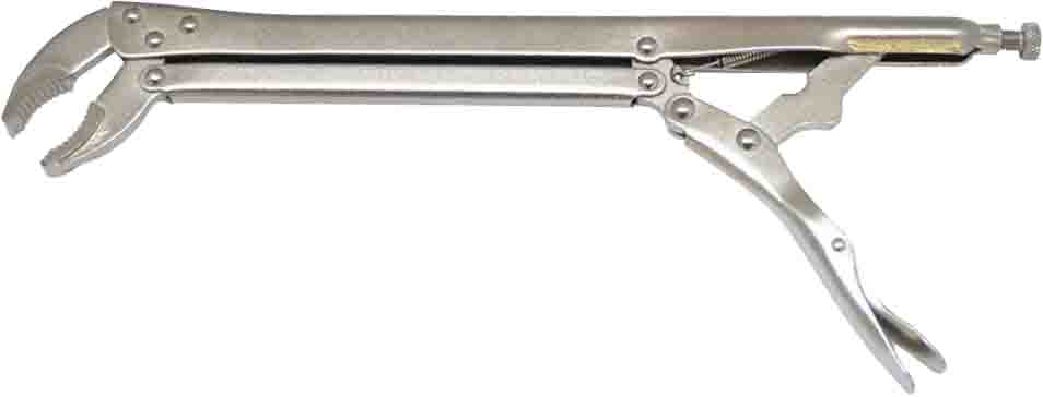 380mm  Extra Long Locking Plier  With 45° Bent Nose