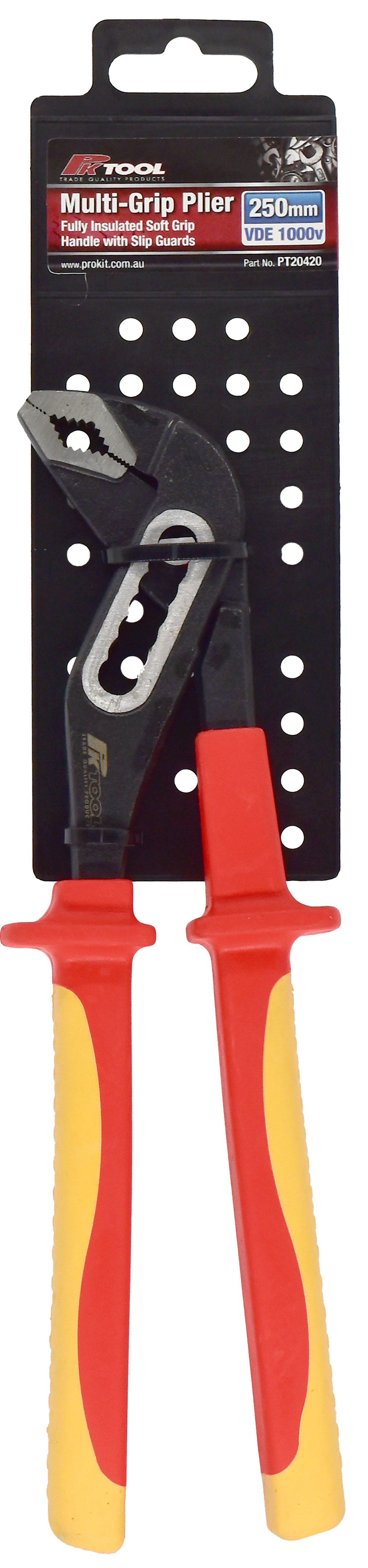 1000V VDE 250mm Multi-Grip Plier