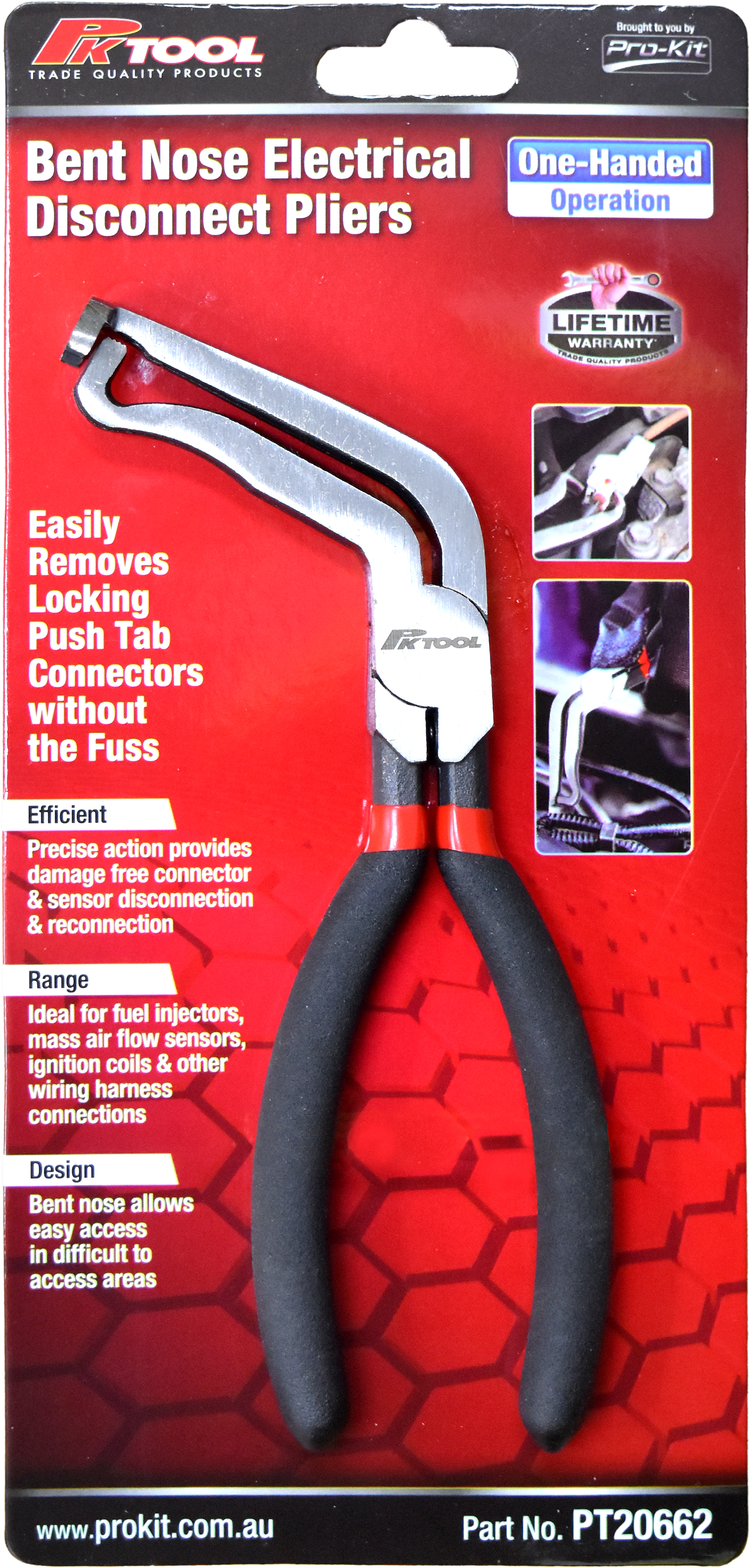 Bent Nose Electrical Disconnect Pliers