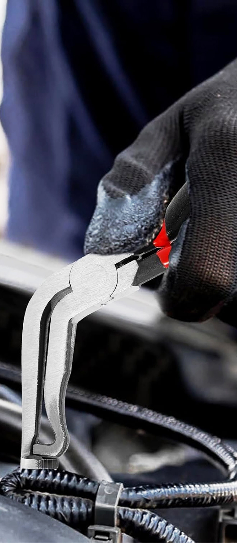 Bent Nose Electrical Disconnect Pliers