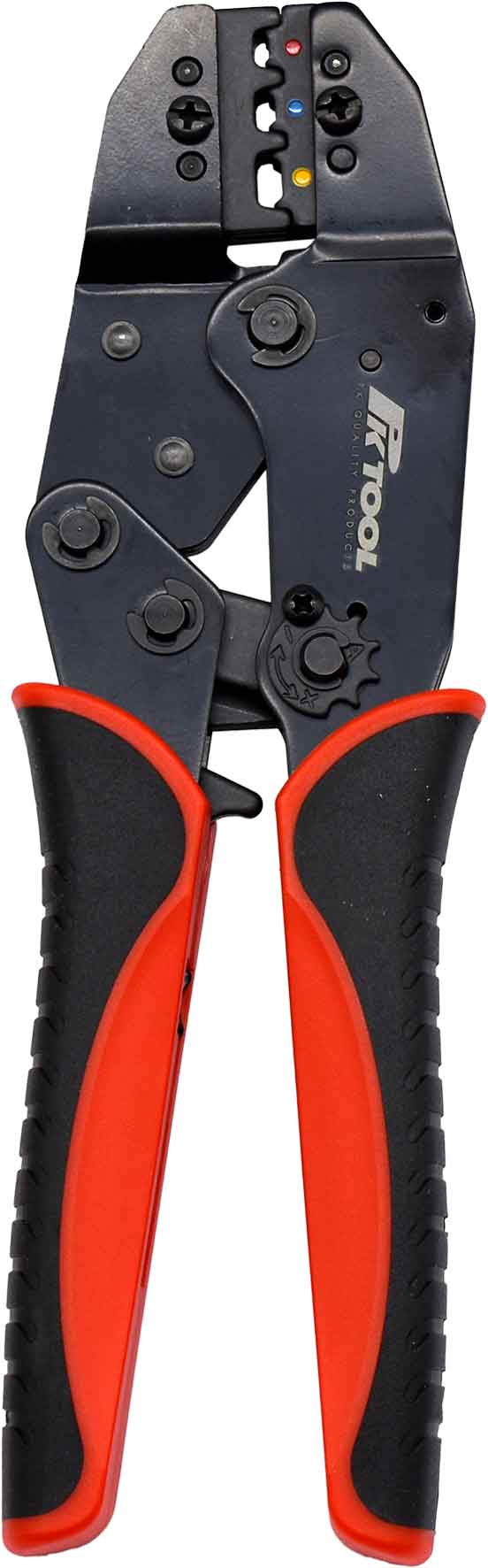 450pc Mixed Terminals Kit with Ratchet Crimping Plier & Wire Stripper