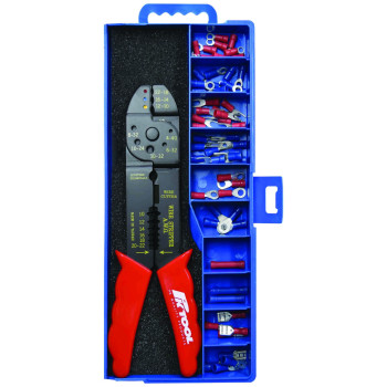 61pc Crimping Tool & Mixed Terminals Kit