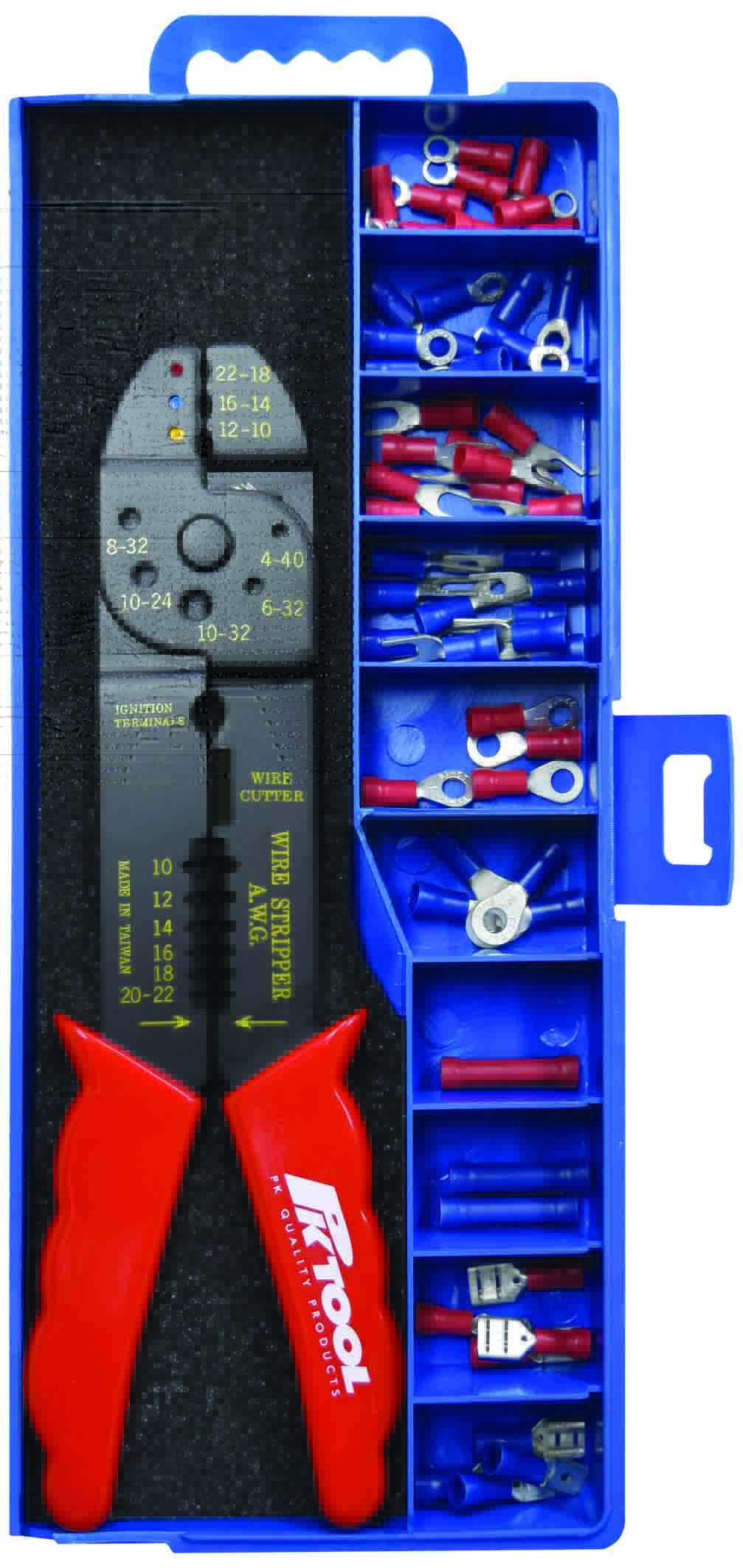 61pc Crimping Tool & Mixed Terminals Kit