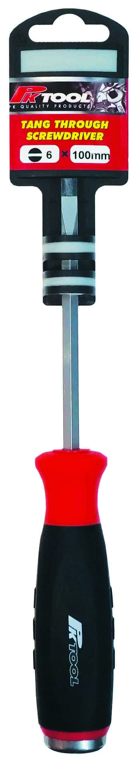 100mm x 6mm Tang Through Blade Screwdriver