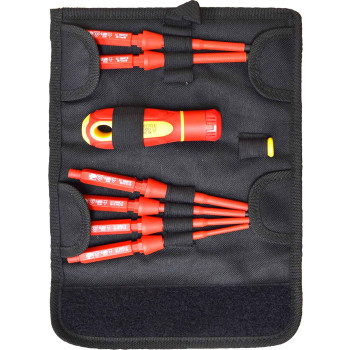 8pc 100mm VDE Interchangeable Insulated Screwdriver Set