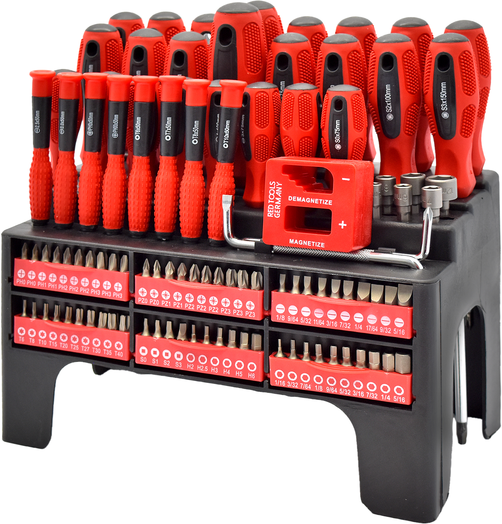 100pc Screwdriver Set with Handy Storage Rack