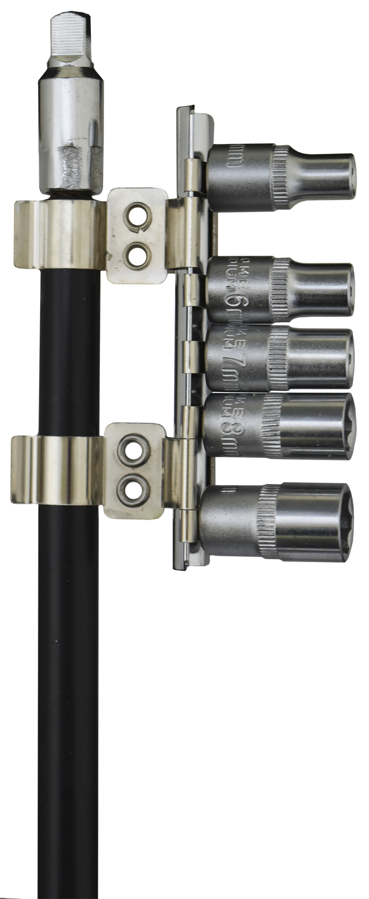 6pc 1/4” Dr 500mm Metric Flexible Shaft Socket Driver Set