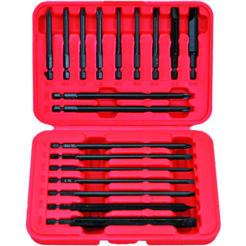 18pc 1/4” Hex Long Shaft Screwdriver Bits Set
